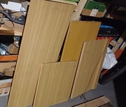 Płyty OSB półki boczki starej szafy PRL do garażu działkę ROD Ciechocinek