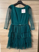 Sukienka tiulowa elegancka Bicotone M koktajlowa