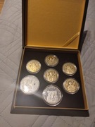 zestaw monet Białoruś 5x 50 rubli + 2x 20 rubli RZADKOŚĆ