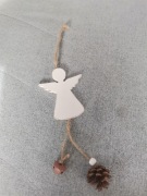 Aniołek Ozdoba na choinkę lub stroik 