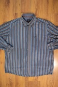 Koszula Casa Moda r. XL 43/44 męska wielokolor dł rękaw paski bawełna 