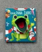 Szalik Pana Żabki – książka z pacynką | Przyjaciele do poduszki | BDB