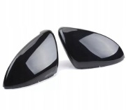 Nakładki Obudowy Lusterek Czarne Lusterka Pasuje do VW Golf 7 2szt