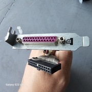 Port równoległy do drukarki 25 pin na wąskim śledziu gniazdo do obudowy opi