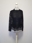36/S bluzka czarna koronkowa