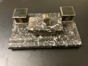 Kałamarz gabinetowy Art Déco | Marmur | Kałamarze + Bibularz | Lata 20/30.