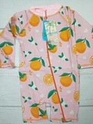 Strój kąpielowy dziecięcy 2 lata 24m UV 50+ w pomarańcze jednoczęściowy