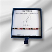 Bransoletka Zodiakalna Skorpion