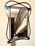 Lustro Kute Art Déco – Kowalstwo Artystyczne | Unikat 115x75 cm
