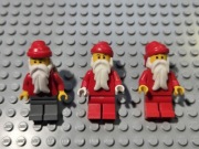 KLOCKI LEGO ELEMENTY FIGURKI MINIFIGURKI MIKOŁAJ 3SZTUKI OD 1ZŁ LICYTACJA