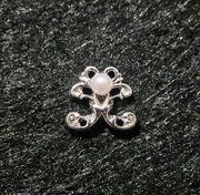 Ozdoby na paznokcie 3d, biżuteria z cyrkoniami, charms - 1szt.