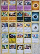 Oryginalne karty Pokemon 53szt Silver Tepest plus moneta Pikachu