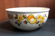 Misa owocarka ze szkliwionego fajansu