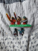 Lego chima king crominus,Laval i cragger z zestawu 70227 ,Saraw
