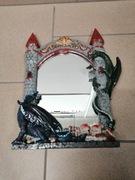 Lustro ozdobne smoki dekoracje malowane 