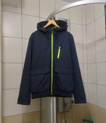 kurtka bluza lefties XL Softshell damska woman granatowa z zielonym suwakie