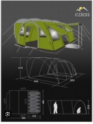 Namiot ICEBERG tunel 