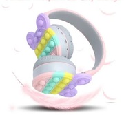 Słuchawki bezprzewodowe dla dziecka POP IT Mickey radio micro sd Róż