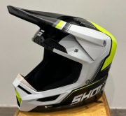 Kask CROSS ENDURO SHOT RACE TRACER NEON YELLOW GLOSSY POŁYSK Rozmiar S MIPS