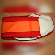 Śpiworek zimowy do wózka wełniany, stan bdb