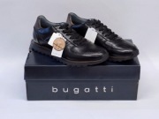 Buty sportowe skórzane czarne Bugatti 40