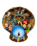 KOLOROWY, OZDOBNY ZEGAR DLA DZIECI