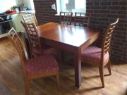 Stół drewniany Paged Panama + 6 krzeseł