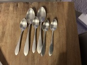 WWS srebrne łyżeczki do kawy i herbaty Księstwo Warszawskie.