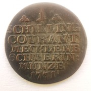 1 szyling 1771 Wlk.Ks.Meklenburgii Schwerin Fryderyk Mecklenburg-Schwerin