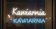 Kawiarnia neon szyld led cafe kafejka lampka LED witryna na zamówienie 