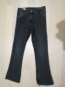 Spodnie dziewczęce Zara 164 13-14 lat czarne jeansy