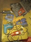 Narzędzia wiertarka szlifierka wyrzynarka 