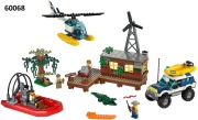 lego city 60068 kryjowka na bagnach