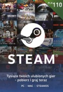 Doładowanie Steam cyfrowa Polska 110 PLN