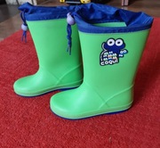 gumiaki ze ściągaczem dziecięce rozmiar 29. zielone