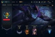 Konto LOL League of legends EUNE Silver 4 124 Postaci 38 Skinów 160 LVL
