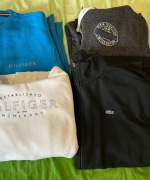 4 markowe bluzy 4XL i 5XL Mega duże, bdb stan. Lacoste, Tommy Hilfiger.