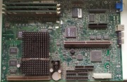 Płyta głowna  z procesorem  Intel Pentium MMX z lat 90-tych 
