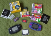 Gameboy Advance  + 2gi na części + WarioWare Twisted + nagrywarka + inne