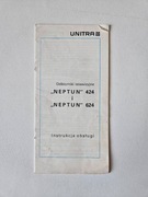 UNITRA Neptun 424 i 624 Instrukcja Obsługi