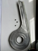 Retro osłona łańcucha rowerowego Horn (Germany) aluminium 