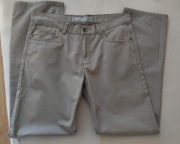 Spodnie męskie L beżowe szare bawełniane