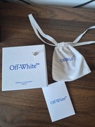 Off-White SREBRNY Pojedynczy kolczyk