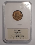 2 złote 1984 destrukt końcówka blachy GCN I-/I-