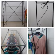 Meble kute w metalu do garderoby lub do butiku