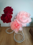 Kwiaty z krepiny Dzień Kobiet 