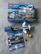Lego City 60079 ciężarówka z samolotem na przyczepie