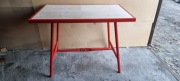 Stół garażowy warsztatowy składany 1200x750x40mm czerwony