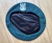 beret wojskowy zielony rozmiar 57