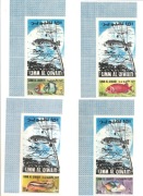 Ryby, Umm Al Qiwain,27 znaczków ,kompletna seria z przywieszkami,czysta,